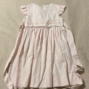 Charming Light Pink Kids Dress with Ruffles